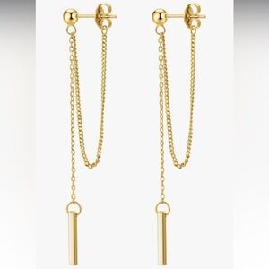 Elegant Gold Drop Earrings